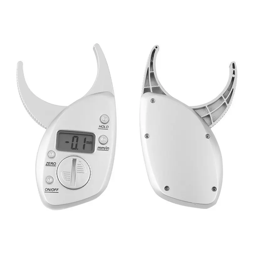 High Quality 1pc Body Fat Caliper Monitors Electronic Digital body fat analyzer + Tape Measure Pack Skin Muscle Tester |