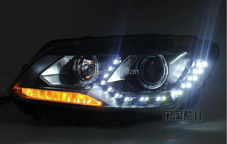 Touran головной светильник, 2011~(подходит для LHD, RHD нужно добавить 200 USD),! Touran противотуманный светильник, 2 ps/se+ 2 шт балласт, touareg, Touran