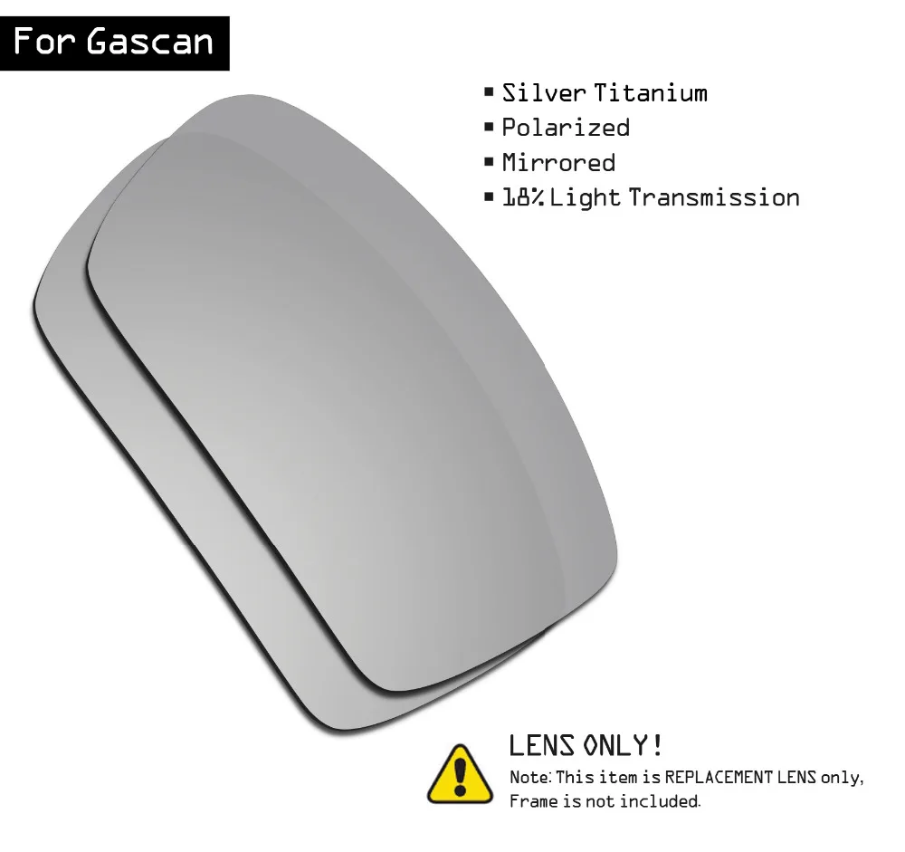 Поляризованные солнцезащитные очки SmartVLT Сменные линзы для Oakley Gascan серебристый