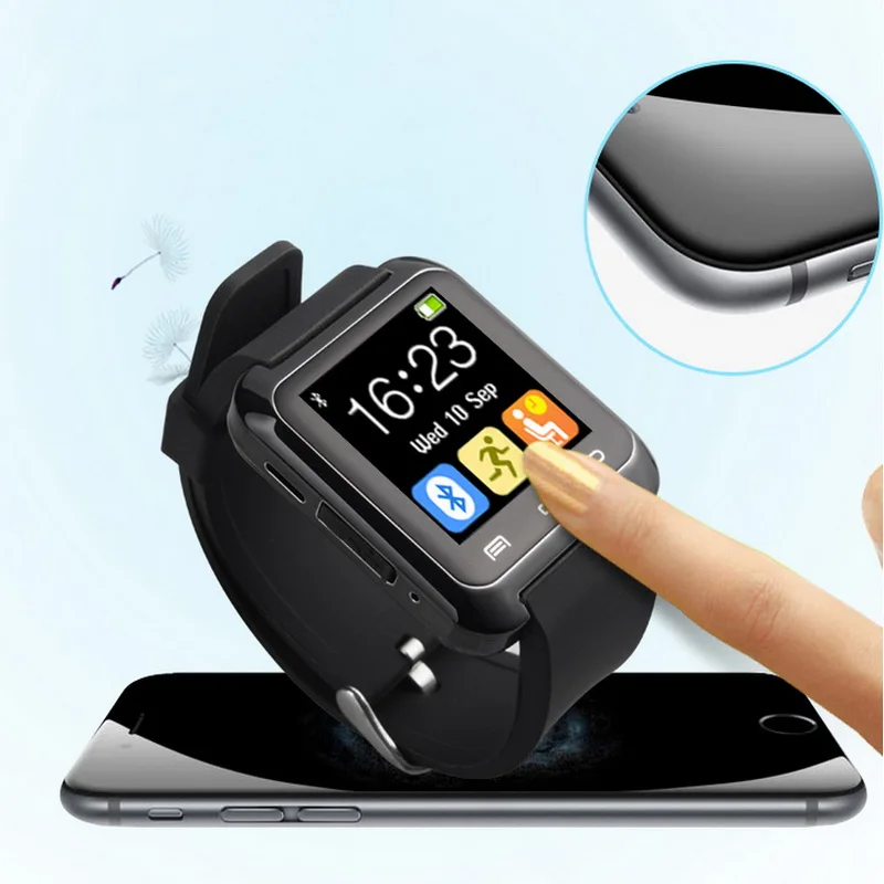 U8 Smartwatch Смартфон Интеллектуальных смарт часы Bluetooth альтиметр барометр Наручные