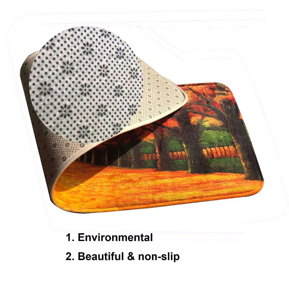 2 шт. кухонный коврик противоскользящие современные коврики для гостиной балкона