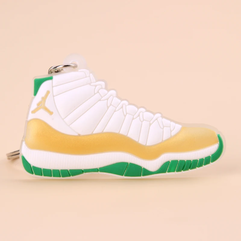 Picture Color5 Мини Jordan 11 брелок обуви Для мужчин Wome/дети c логотипом отличный подарок для баскетбола брелок-кроссовок для ключей ключ держатель porte Clef - Цвет: Picture Color5