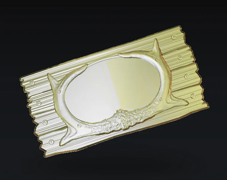 

digital file frame decor plate 3d model relief for cnc in STL file format F127