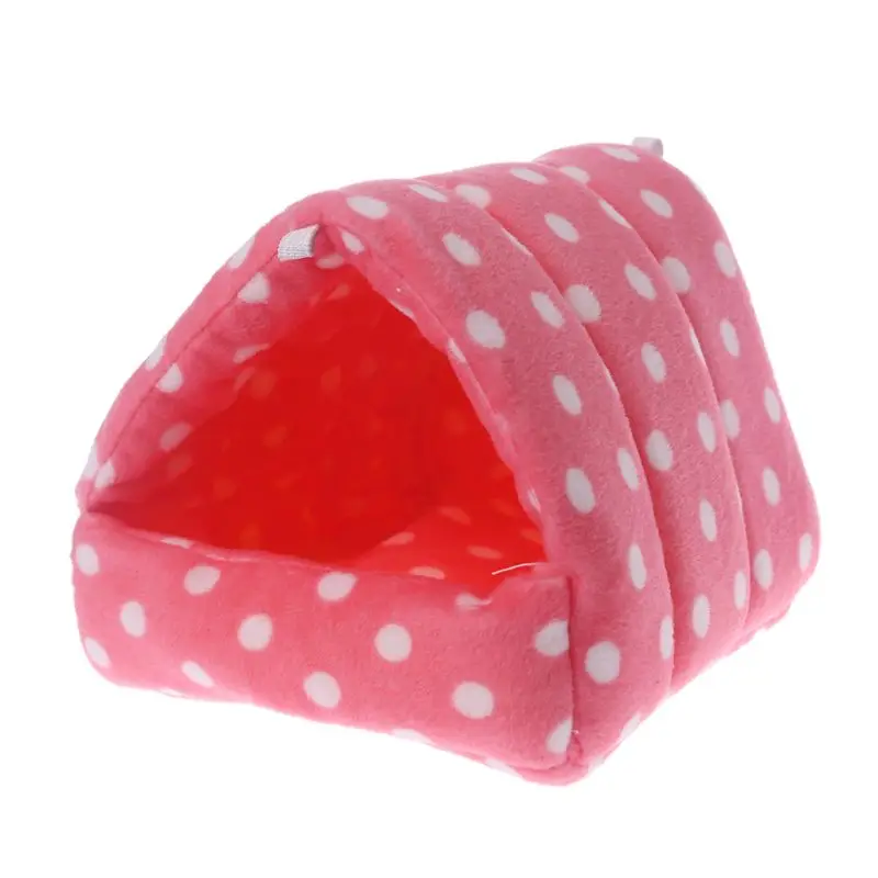 1 шт. S/L Размер розовый/фиолетовый для небольшого животного хомяка гамак морская свинья спальный мягкий домик зимний теплый дом