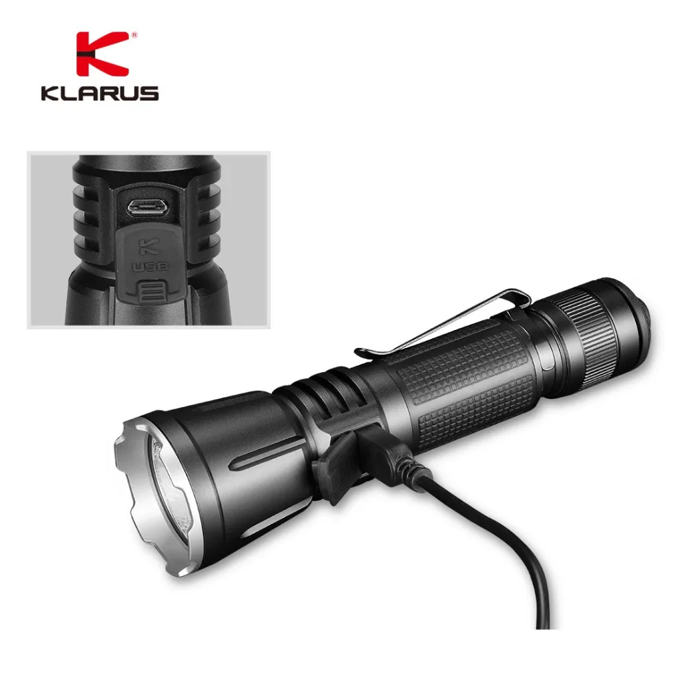 Светодиодный фонарик Оригинал Klarus 360X3 CREE XHP70.2 3200 люмен тактический с батареей 18680