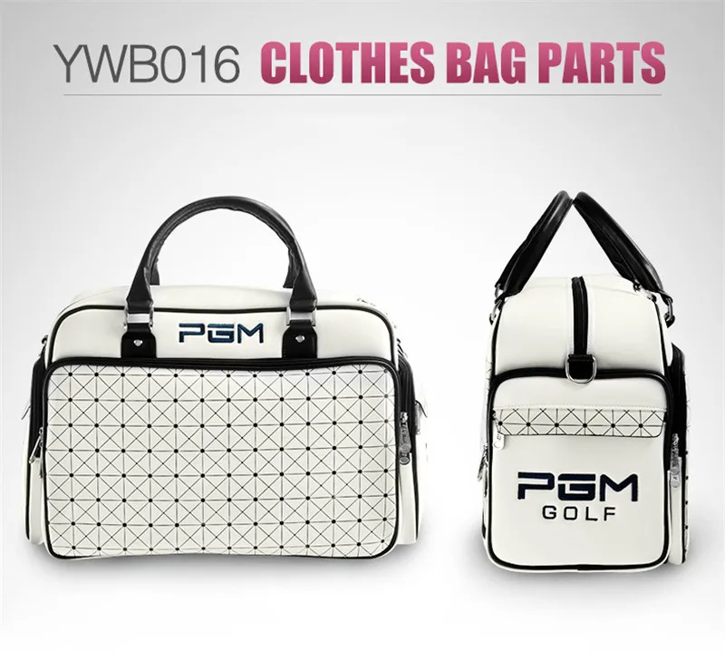 Женская сумка для гольфа водонепроницаемая из искусственной кожи вместительная