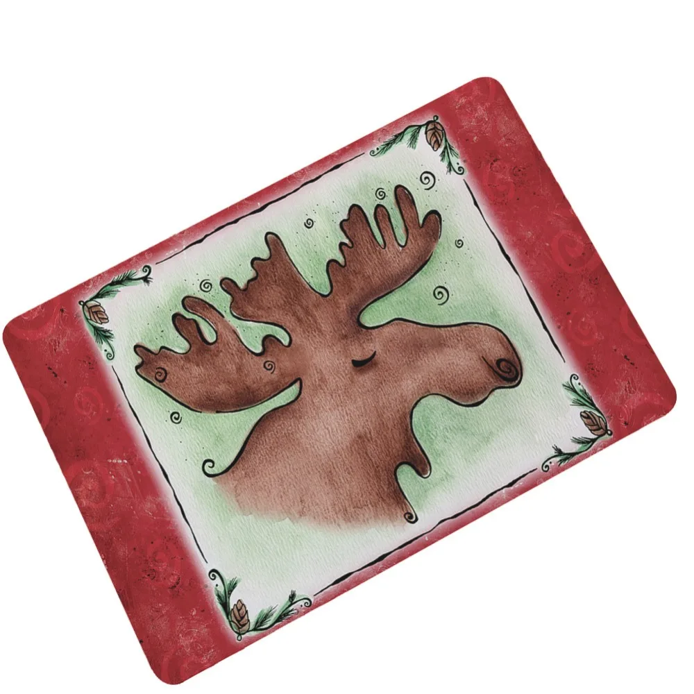 Резиновый коврик для входной двери прихожей с рисунком из мультфильма