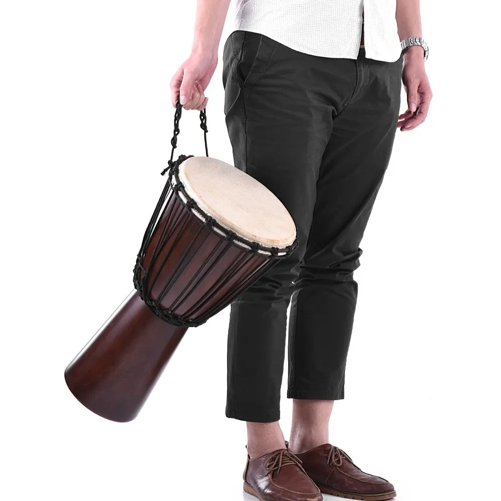 Профессиональный Африканский барабан Djembe ручной 8 дюймов ударный музыкальный