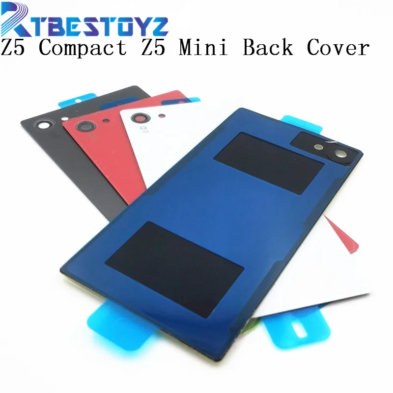 RTBESTOYZ Z5 Compact E5803 E5823 Задняя стеклянная крышка батарейного отсека задняя для Mini