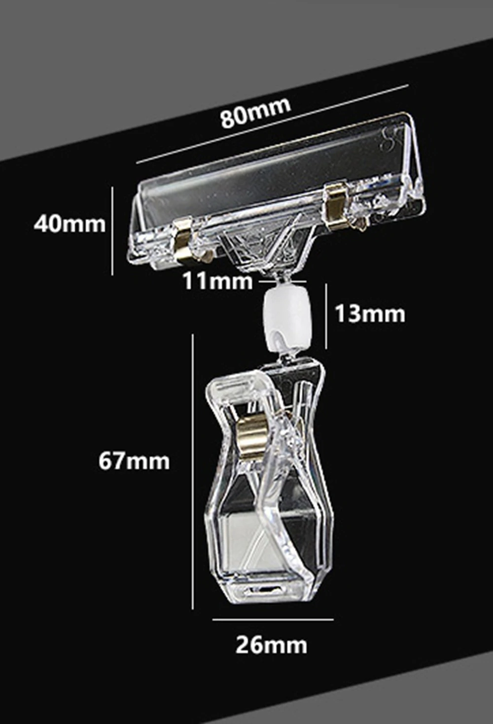 100 шт. экономичный поп-знак зажим держатель ценник этикетка карточная рама