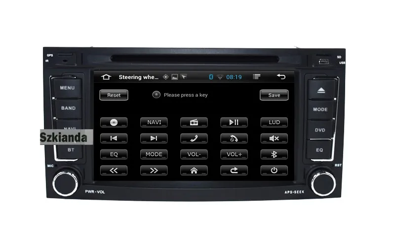 2DIN автомобильный DVD Android 8,0 gps для VW Touareg 2004-2012 T5 Multivan Android DVD навигатор 8 ядерный 4 Гб ram 32 ГБ rom 3g 4G wifi радио