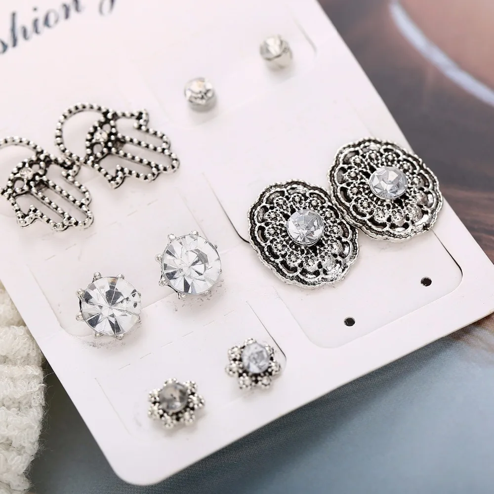 Набор сережек для женщин набор 5 пар/упак. | Украшения и аксессуары