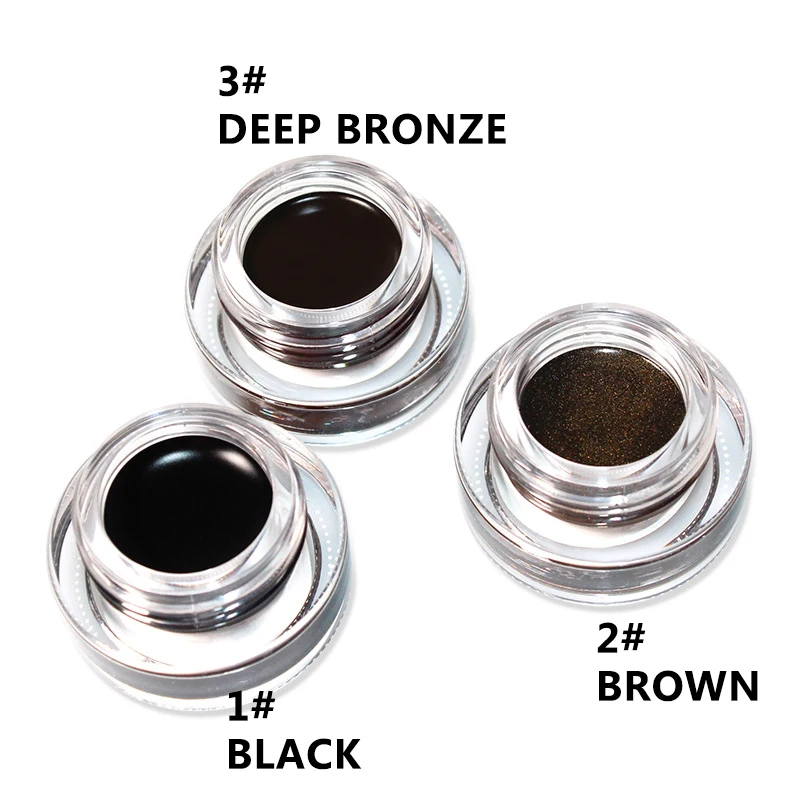 Бренд IMAGIC Профессиональная подводка для глаз гелевый Пигмент черный коричневый