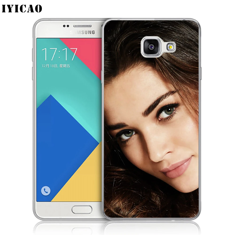 IYICAO Amy Jackson Мягкий силиконовый чехол для телефона Samsung A10 A30 A40 A50 A70 M10 M20 M30 TPU |