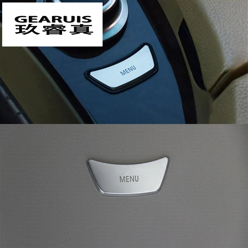 Автостайлинг интерьер мультимедийное управление Меню Кнопка отделка наклейка