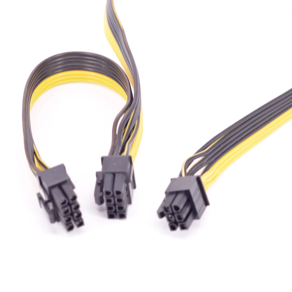 PCI e 6 Pin на 2 порта + 8 GPU кабель питания для охладителя Silent Master Pro Gold 1200 Вт модульный