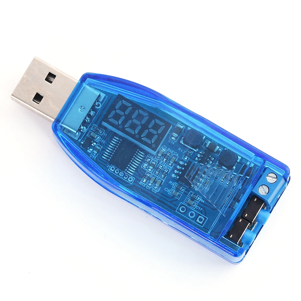 USB повышающий/понижающий преобразователь напряжения модуль источника питания с