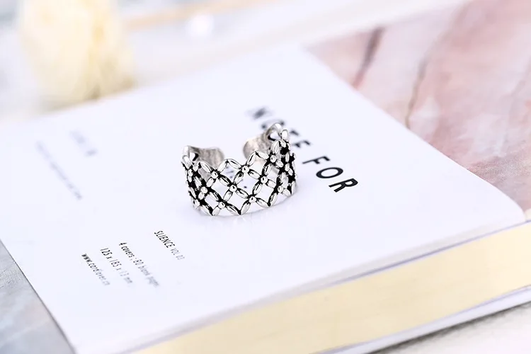 Женское кольцо в стиле ретро из стерлингового серебра 925 пробы на палец подарок