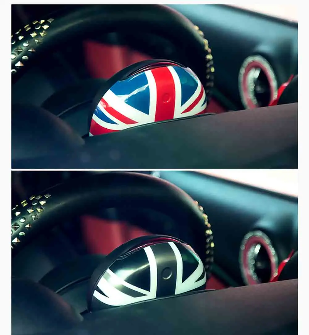 Юнион Джек Крышка тахометра наклейка для MINI COOPER JCW S R55 R56 R57 R58 R59 R60 R61 Clubman земляк аксессуары для интерьера