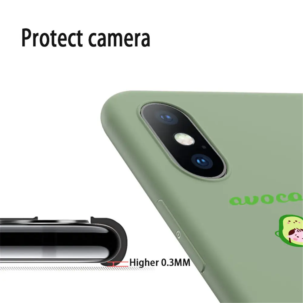 Чехол Ottwn цветы Кактус авокадо для iPhone 11 Pro XS Max 6 6s 7 8 Plus X XR 5 5S SE зеленый Растительный чехол для телефона мягкий ТПУ чехол