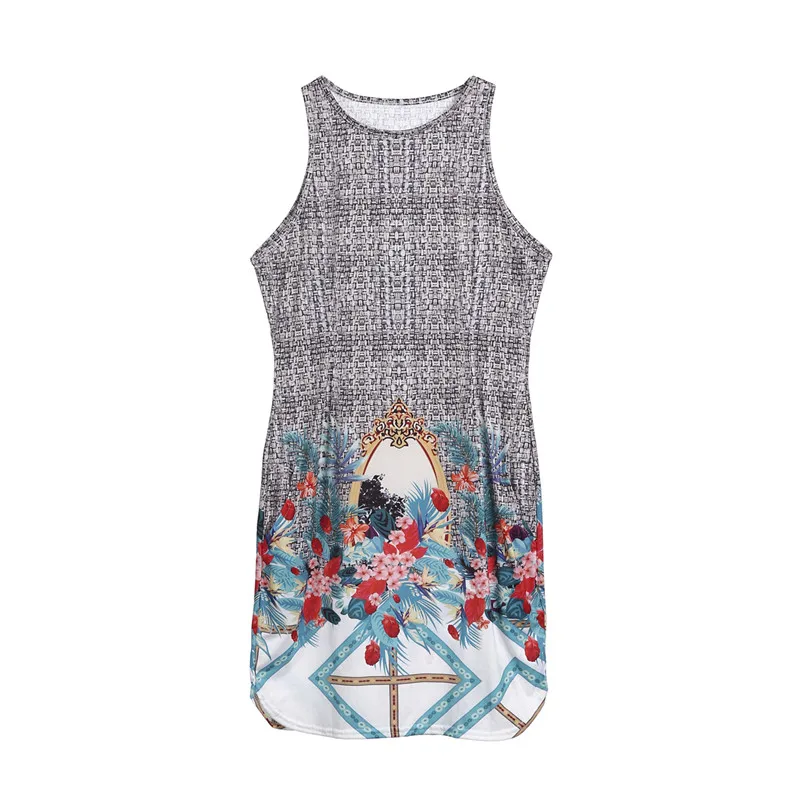 Летнее женское платье 2019 повседневное пляжное мини-платье с коротким рукавом |