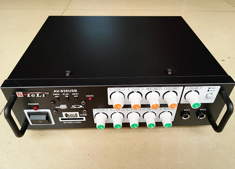 

AV-938 2.0 Car / Home Amplifier Computer Karaoke Amplifier