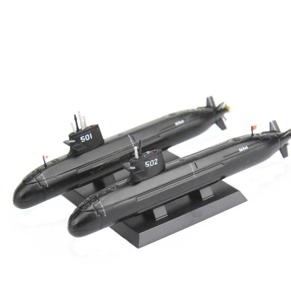Пластик 1: 900 масштаб военные модели подводных лодок SS-590/SS-591 Oyashio класс армейский корабль модель игрушки для коллекции подарок
