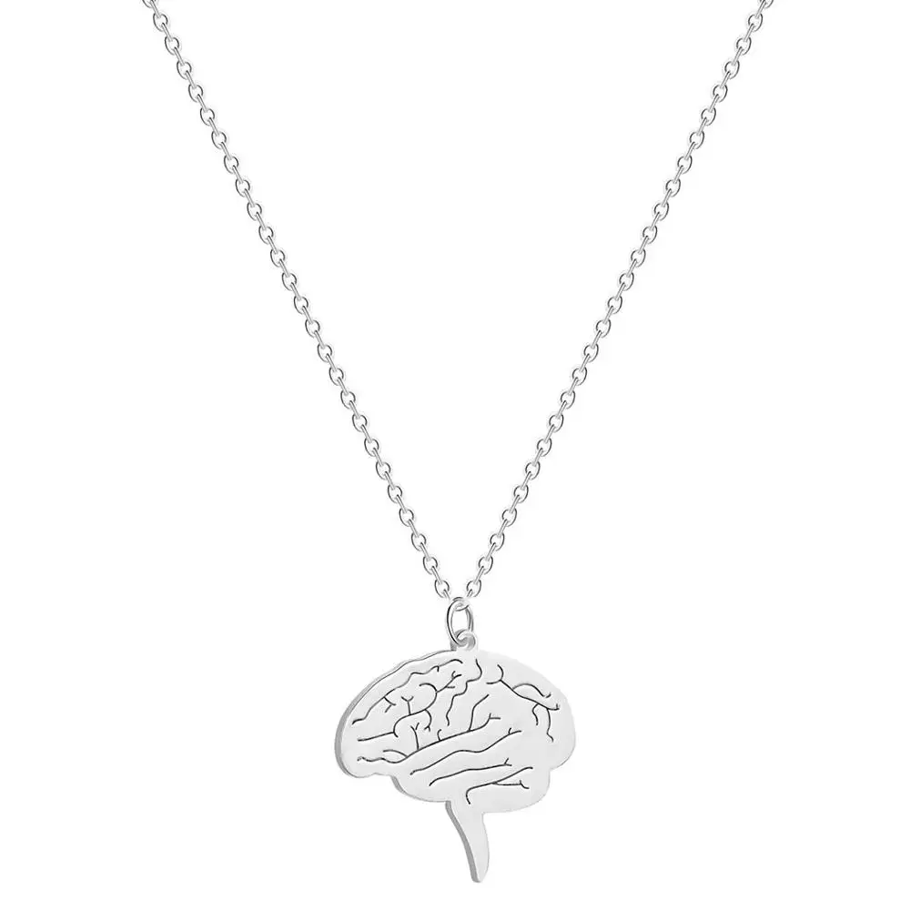 Todorova Fashion Science Jewelry медицинский нейрон черепно мозговой нерв кулон ожерелье