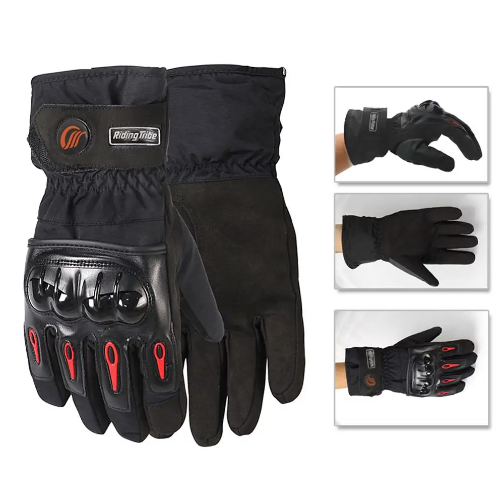 

Riding Tribe Winter Motorcycle Gloves Warm Anti-skid Touch Screen Waterproof Riding Driving Skiing Outdoor Sports Glove MTV-08