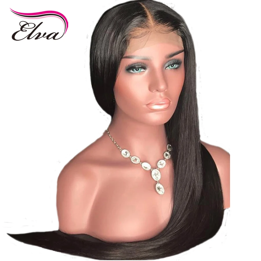 Парики из человеческих волос на сетке спереди предварительно выщипанные