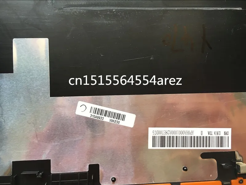 Новый и оригинальный ноутбук Lenovo Y470 LCD задняя крышка/ЖК крышка 31049933 без логотипа