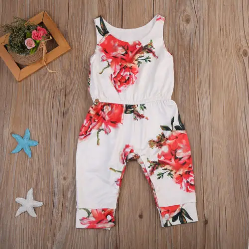 Эксклюзивный комбинезон для новорожденных девочек хлопковый без рукавов с