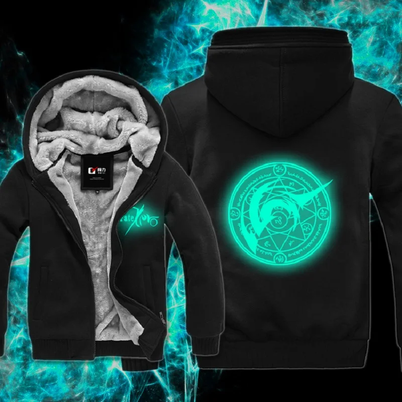 2018 Фирменная Новинка игры аниме Fate Zero флис ManHoody Костюмы толстовка с капюшоном