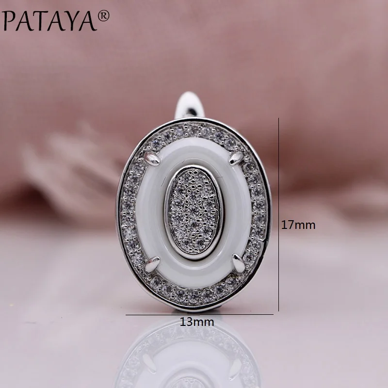 Новинка черные керамические длинные серьги PATAYA женские модные уникальные