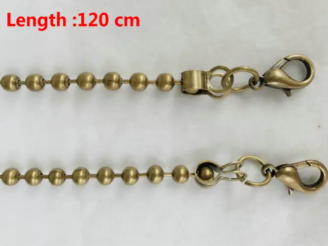 120cm copper BDTHOOO, 120 см, 50 см, сменная цепь, ремень, металлическая застежка, кошелек на цепочке, сумка на плечо, сумка через плечо, сумки на цепочке - Цвет: 120cm copper