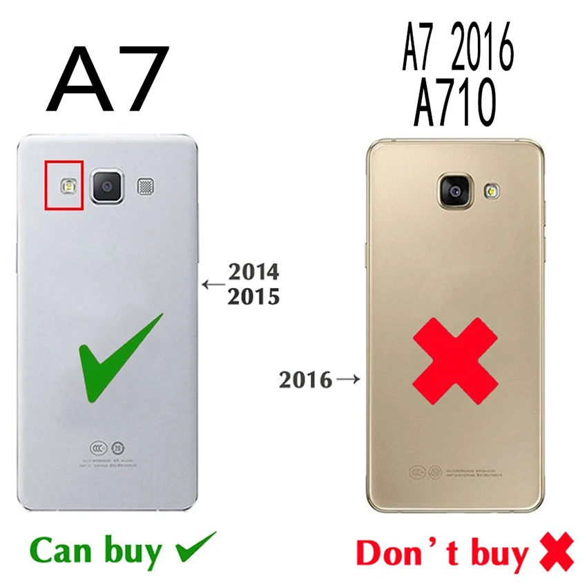 Smart View Flip Cover кожаный бумажник чехол для телефона для samsung Galaxy A5 A7 GalaxyA5 5 7 см A500 A500F A700 A700F SM-A500F