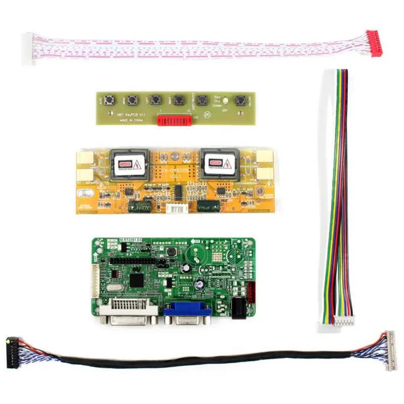 Плата контроллера ЖК дисплея DVI VGA RT2281 работает для 15 дюймовой лампы Φ ~ L06 LQ150X1LW71N