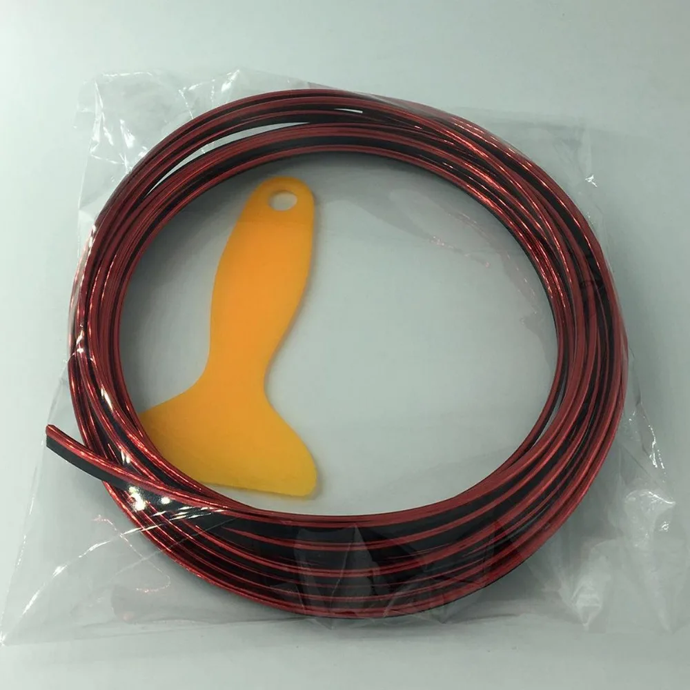 5 метров декоративная резьба наклейка автомобильная Боковая ручка ПВХ панель