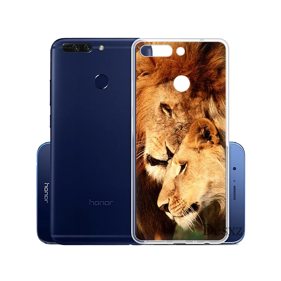 Чехол для телефона с изображением Льва Huawei Honor 6A 7A 7C 6C 7X Pro 8 8X 9 10 Lite Play | Мобильные