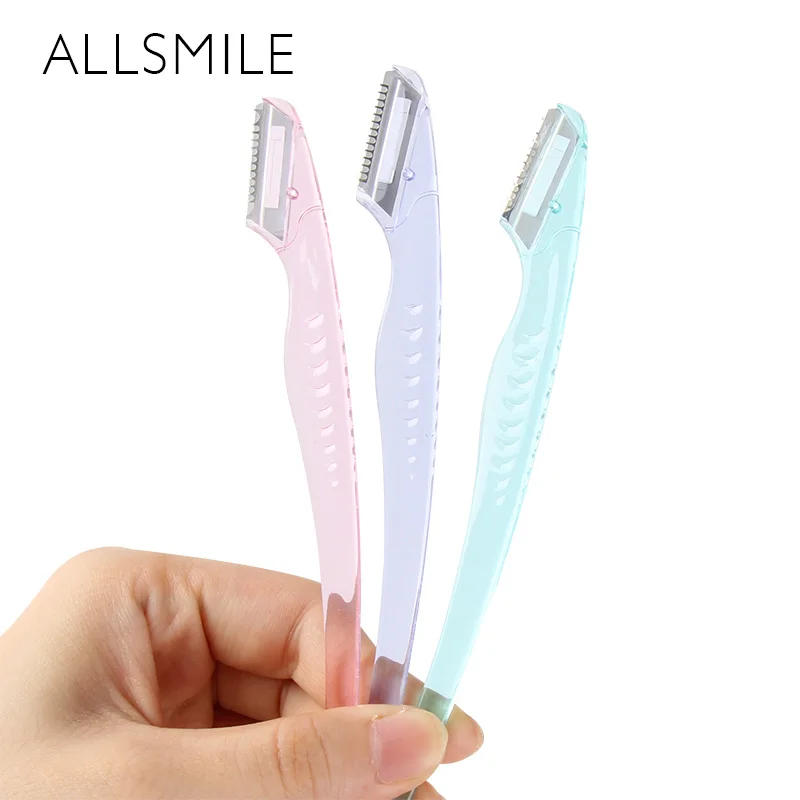 Allsmie 3 шт. мини Красота Макияж лезвие бритвы Ножи брови Бритвы лица для удаления