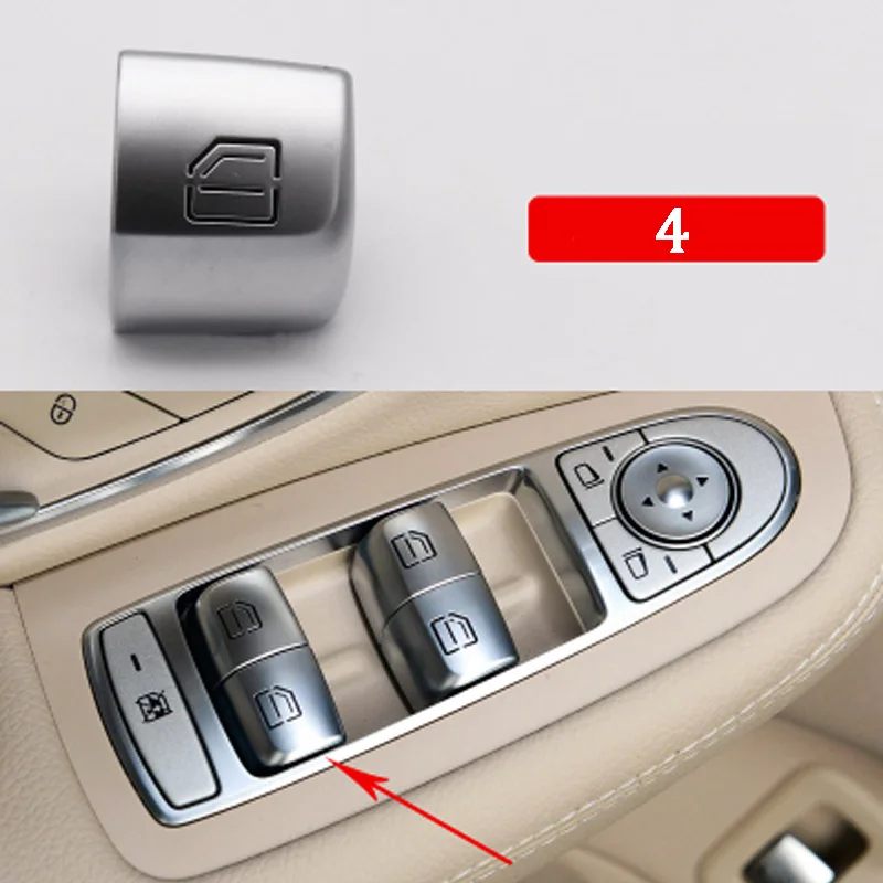 Автомобильный внутреннее окно Стекло Кнопка подъема переключатель для Mercedes Benz C class W205 C180 C200 C260 C300 C63 W204