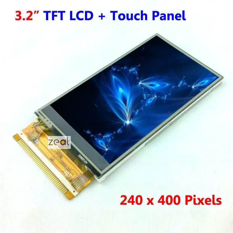3 2-дюймовый TFT ЖК-модуль с сенсорной панелью 240х400 точек 44 контакта HX8352A Бесплатное