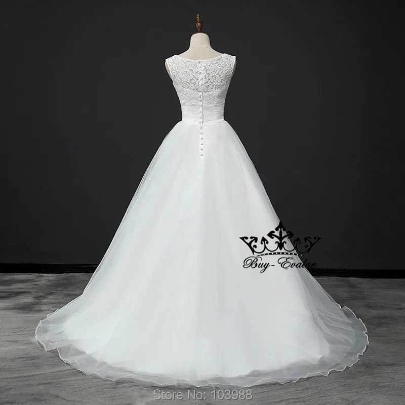 hot sale 2016 Stock Corset Wedding Dresses Ivory White Robe de Mariee Organza Beaded Plus Size Cheap Bridal Gown 023 | Свадьбы и
