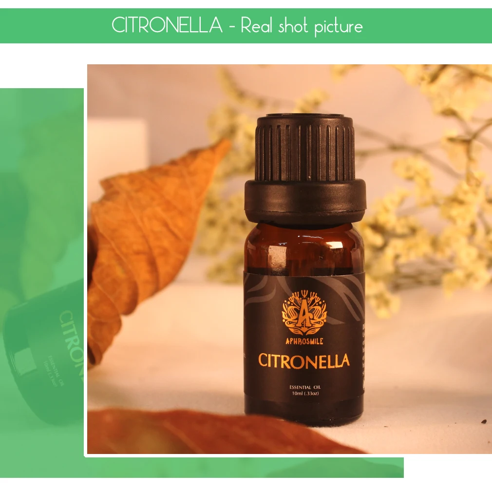 100% чистый ароматерапия Цитронелла эфирное масло удаляет акне угрей избавьтесь