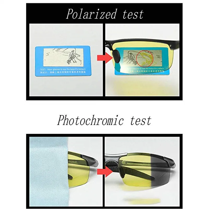 MINCL/солнцезащитные очки ночного видения поляризационные фотохромные линзы