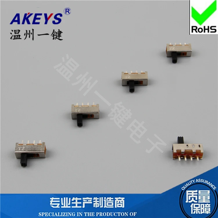 10 шт. Φ (1P3T) переключатель 13F01/13F06/3 gear без фиксированной ножки четыре