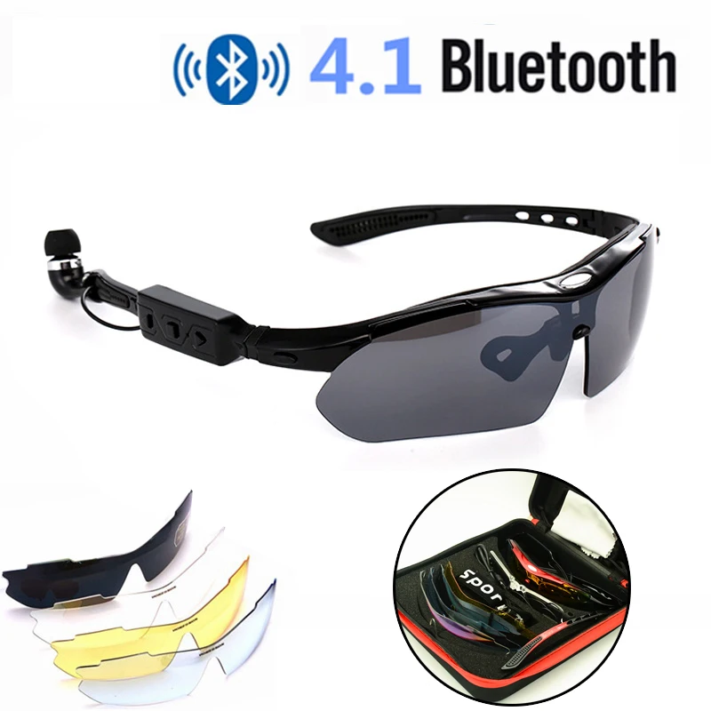Умные беспроводные велосипедные очки Bluetooth 4 1 носимые руки бесплатно телефон