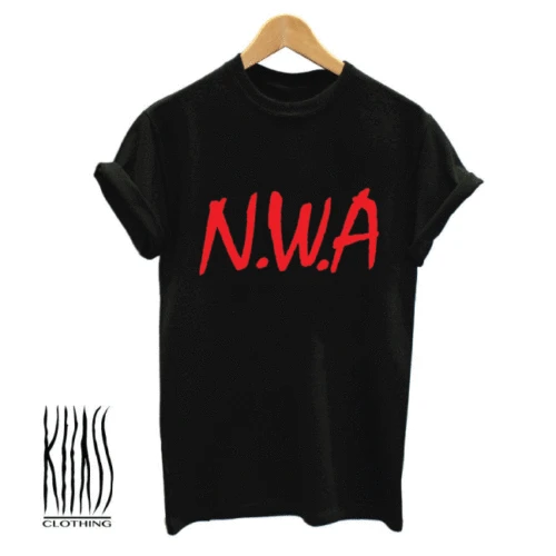 KLLASS N.W.A футболка мужская рэп кубик льда гангстер клуб фильм NWA Eazy классная
