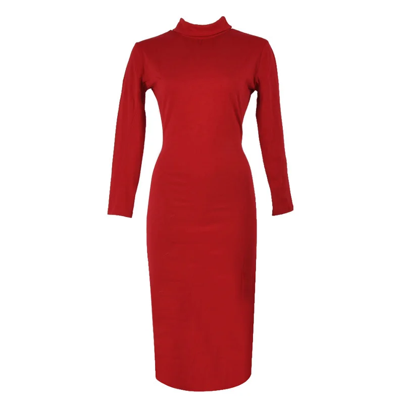 Женские платья бодикон осень оптовая продажа Новые Модные Длинные рукава до