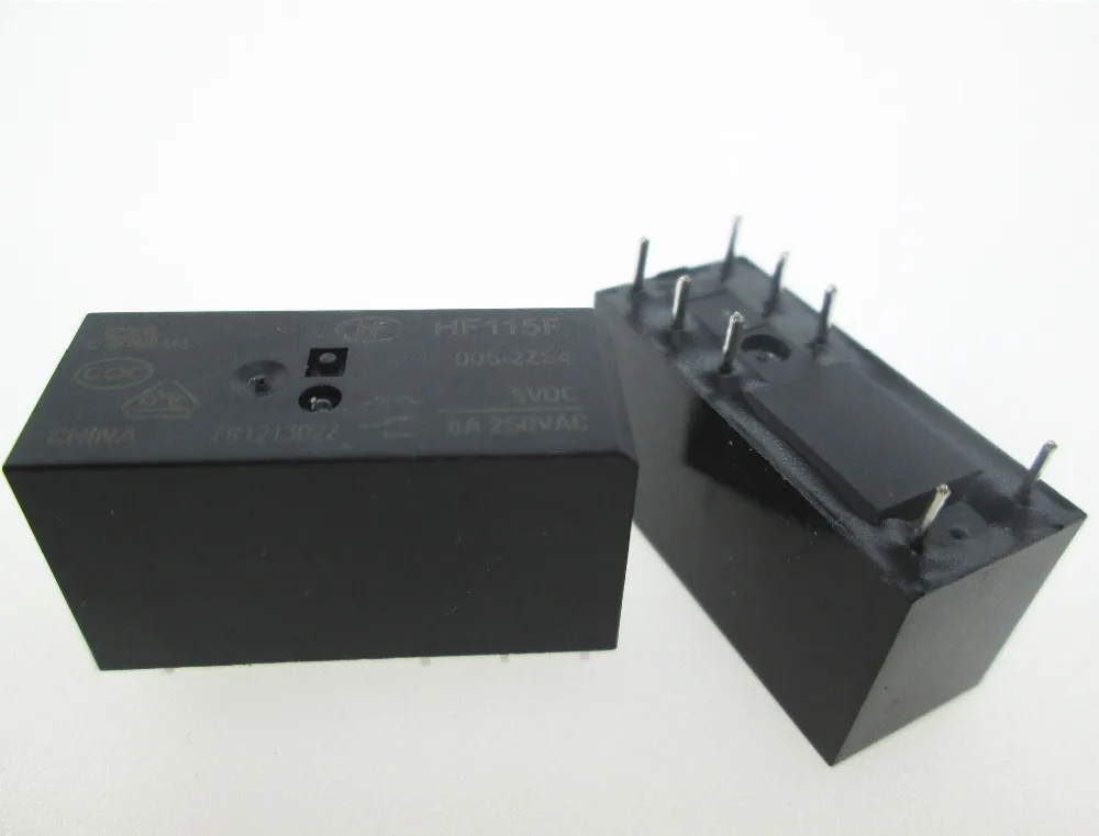 Новое реле 5 в HF115F 005-2ZS4 5VDC HF115F-005-2ZS4 JQX-115F JQX-115F-005-2ZS4 DC5V 5V 8A 250VAC 8PIN | Строительство и